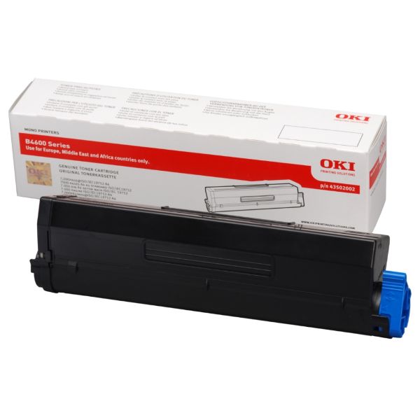 Toner OKI 43502002 (B4600), čierna (black), originál