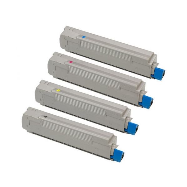 Toner OKI 43698501 (C8600, C8800), CMYK, štvorbalenie, multipack, alternatívny