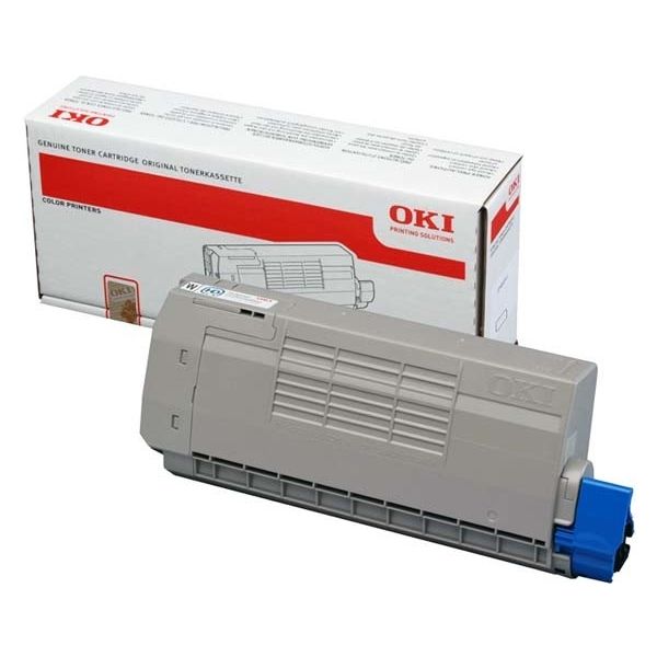 Toner OKI 44318657 (C711), biela (white), originál