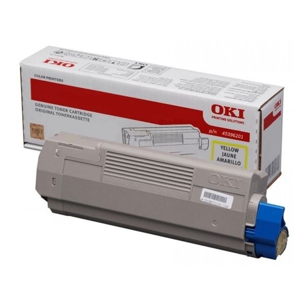 Toner OKI 45396201 (MC770, MC780), žltá (yellow), originál