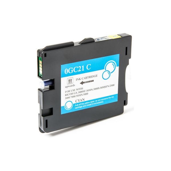 Cartridge Ricoh GC21C, 405533, azúrová (cyan), alternatívny