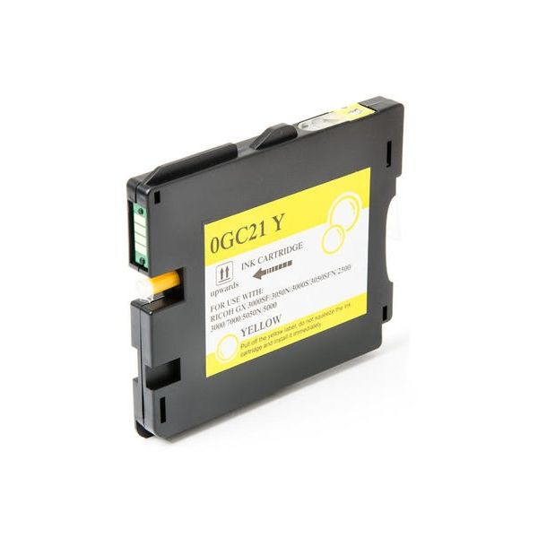 Cartridge Ricoh GC21Y, 405535, žltá (yellow), alternatívny