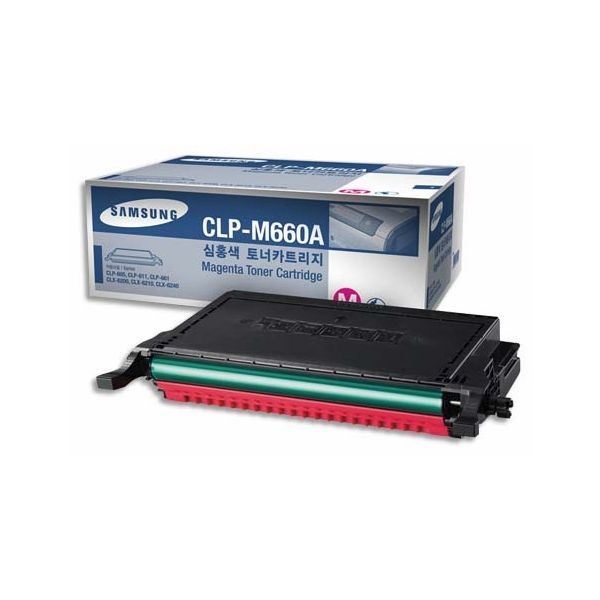 Toner Samsung CLP-M660A, purpurová (magenta), originál
