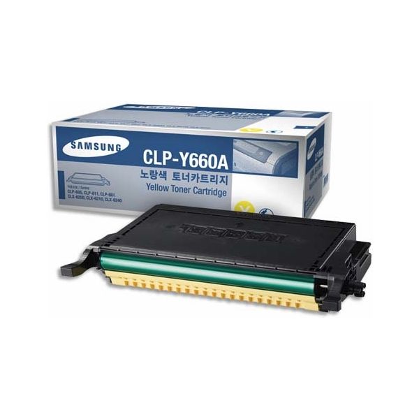 Toner Samsung CLP-Y660A, žltá (yellow), originál