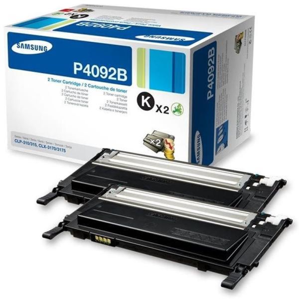 Toner Samsung CLT-P4092B, dual pack, čierna (black), originál