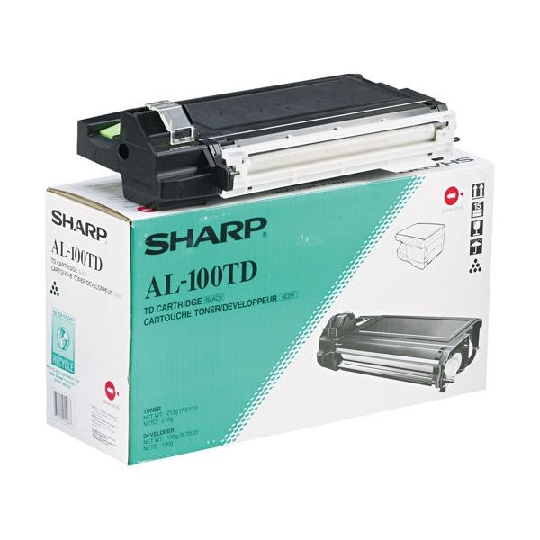 Toner Sharp AL-100TD, čierna (black), originál