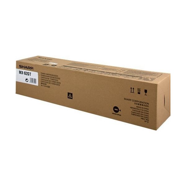 Toner Sharp MX-62GTBA, čierna (black), originál