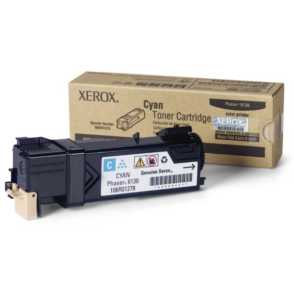 Toner Xerox 106R01282 (6130), azúrová (cyan), originál