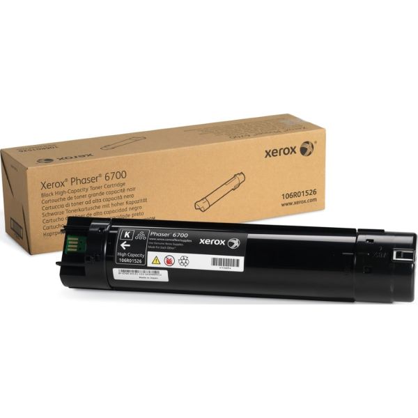 Toner Xerox 106R01526 (6700), čierna (black), originál