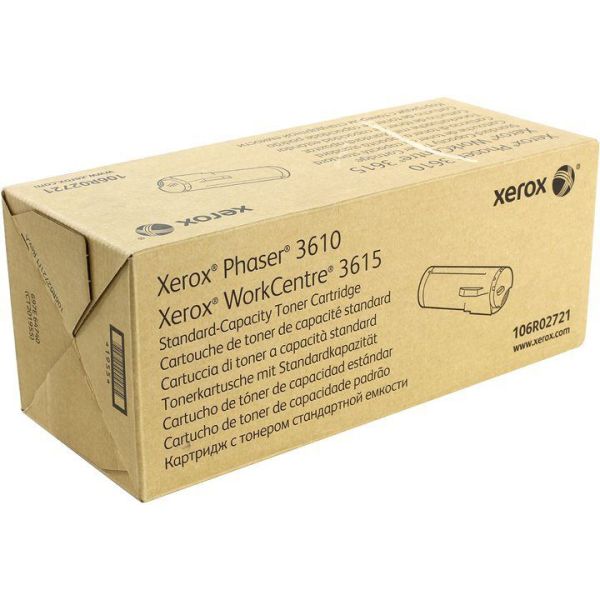 Toner Xerox 106R02721, 3610, 3615, čierna (black), originál