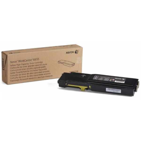 Toner Xerox 106R02754 (6655), žltá (yellow), originál