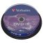 {Verbatim DVD+R, Matt Silver, 43498, 4.7GB, 16x, spindle, 10-pack, bez možnosti potlače, 12cm, pre archiváciu dát}